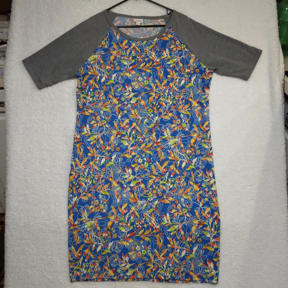 LuLaRoe Julia Dress Floral Pattern Size 3XL